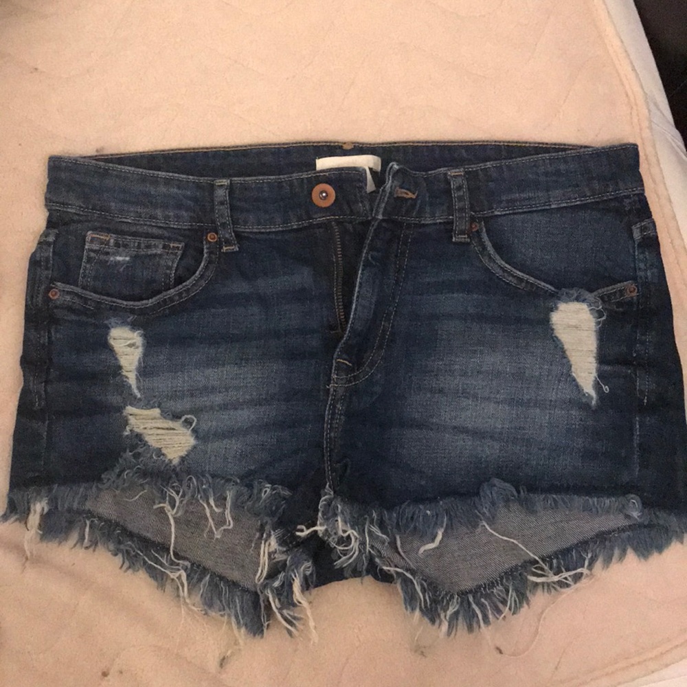 cute ripped jean shorts
